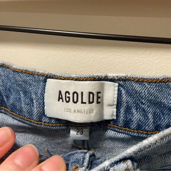 AGOLDE Riley Distressed Jeans sz 23 - Picture 8 of 8